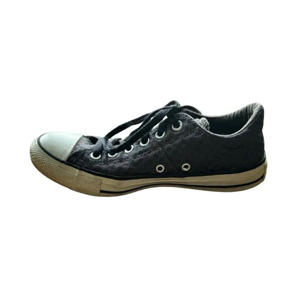 Converse All Star Chuck Taylor Madison Jacquard Sneakers 560295F Black Size 8